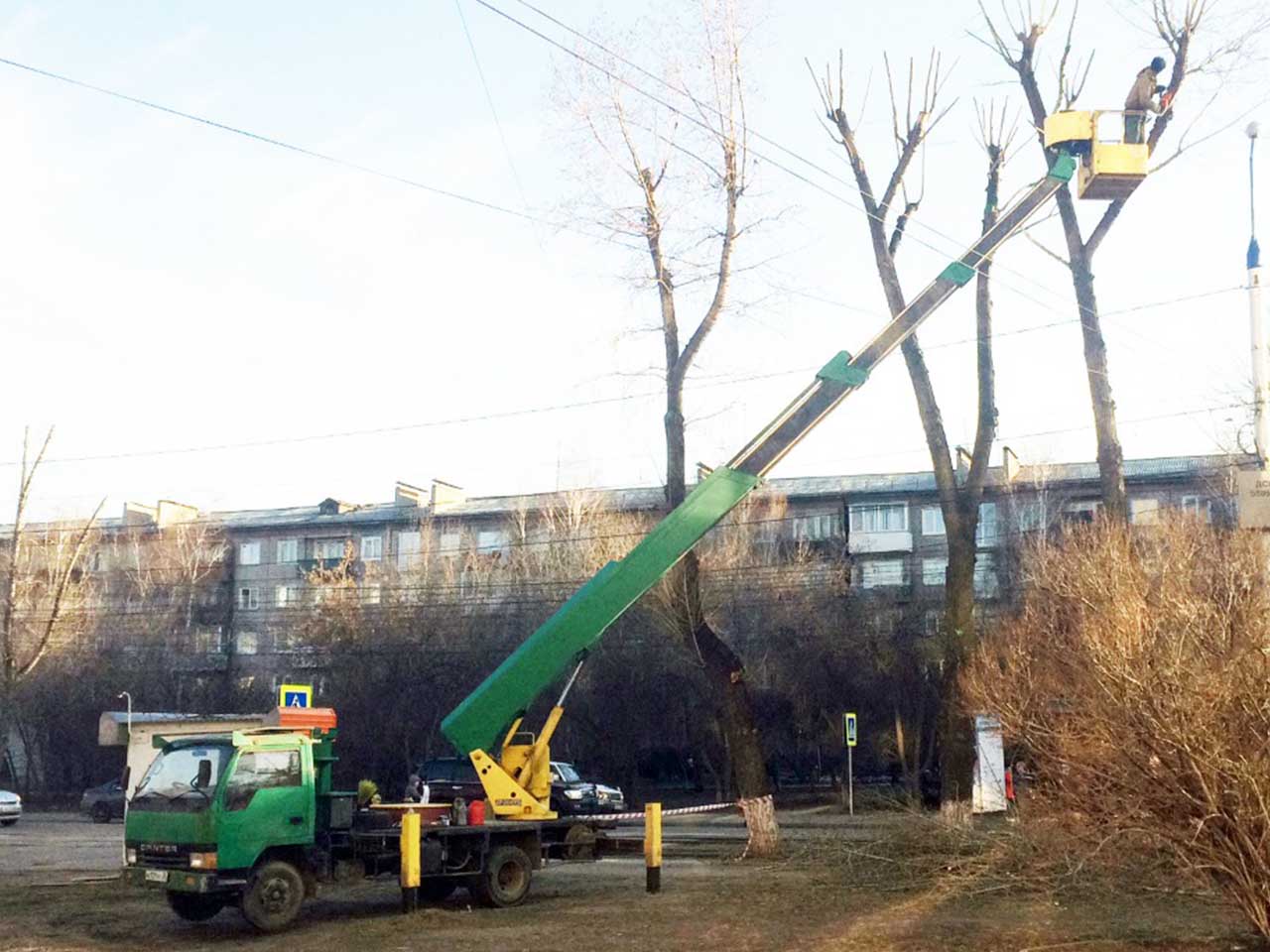 Аренда автовышки 16 метров (АГП) в Иркутске и Иркутской Области